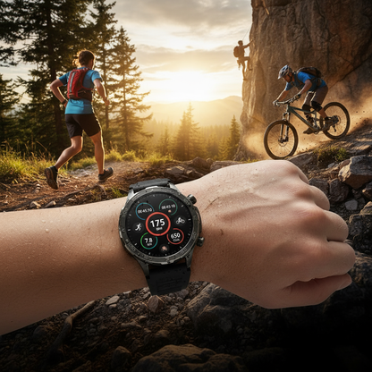 Smartklocka outdoor svart